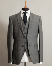 Mens Blue Grey Prince of Wales