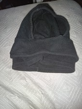 ADULTS Unisex Fleece Neck Warmer Black Cycling Winter Snood Face Mask Scarf Tube