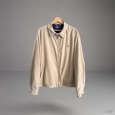 Ralph Lauren Men's Harrington Beige Polo Jacket Barracuda Size XL