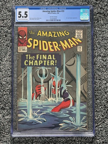Amazing spider man cgc 5 - spider-man, #33