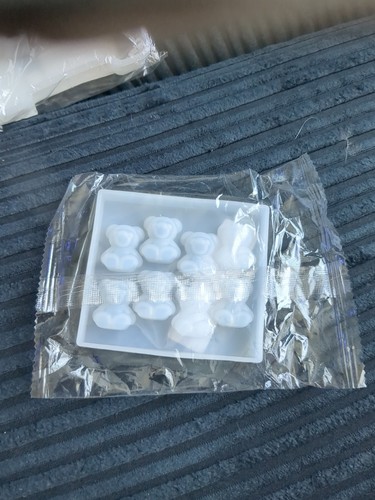 Teddy bear silicone mould - silicone,