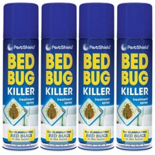 4 X BED BUG KILLER SPRAY