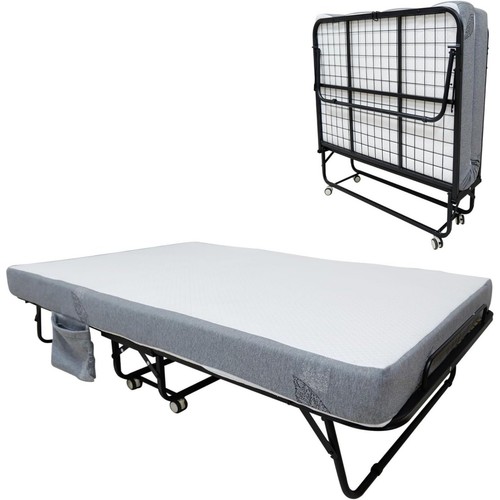 Folding bed with mattress - bed,