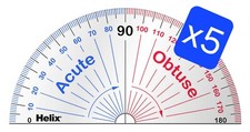Helix protractor clear - protractor,