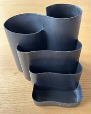 Vintage Tenex Accessories Standard Organizer, USA, 6 compartments, black plastic