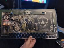 Warrior License Plate Frame Cover Paul Jr. Designs PJD #804951 NEW Other