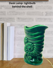 Vintage Green shell desk lamp