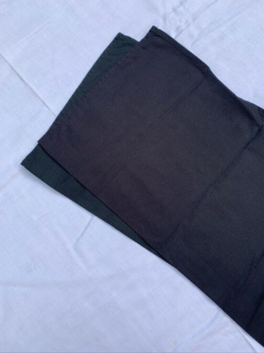 Black buffet cotton tablecloth - black,