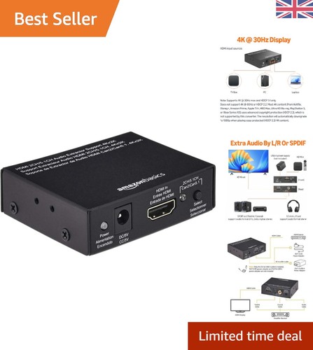 Hdmi extractor with rca and - 4k,