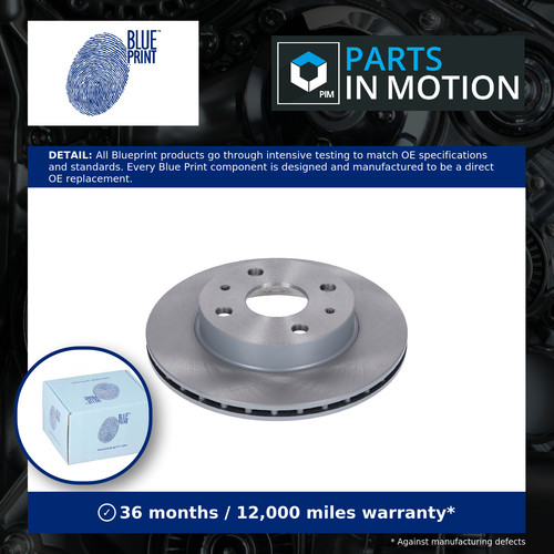 Brake discs pair - discs, vented