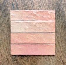 Subway Brick Rose Pink Metro