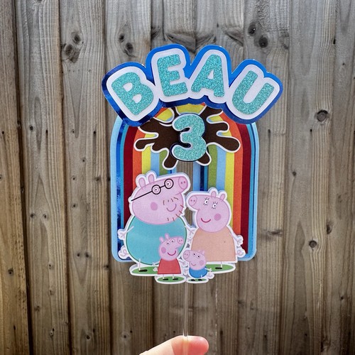 Peppa pig cake topper - cake,