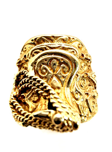 Heavy solid 9ct yellow - solid,