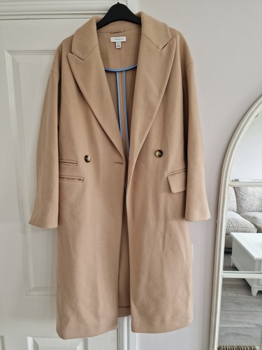 Topshop beige camel double - camel,