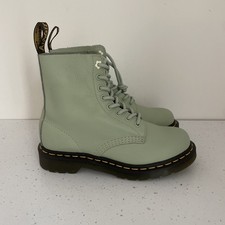 Dr. Martens 1460 Pascal Virginia Ankle Boots UK Size 4 Sage