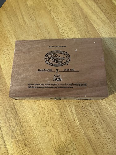 Empty cigar box - cigar,
