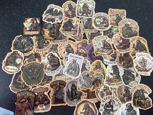 Plague doctor stickers - x,