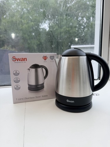 Swan stainless steel kettle - 1l,