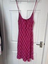 Pink And Red Plaid Dress Size