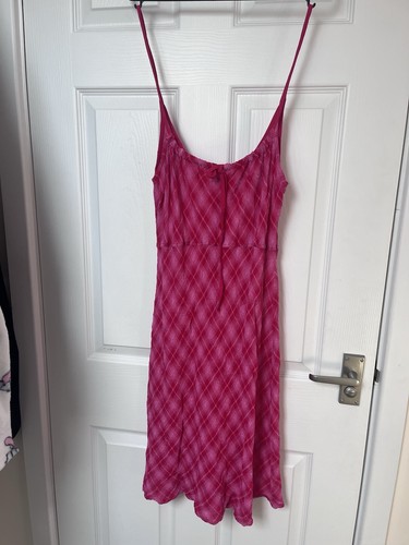 Pink and red - plaid, dress