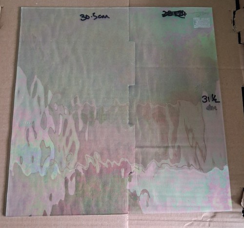 Clear irradescent textured - clear/irradescent,