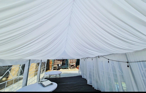 5x10m marquee lining white - 5x10m,