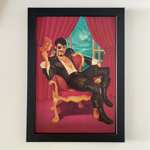 Greebo human form framed - in,