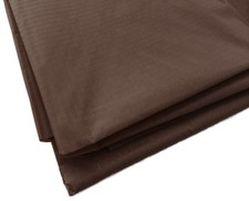 Brown Waterproof Rip Stop Ripstop Fabric Nylon Look Material Cover 150cm Wide