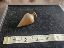 Antique Brass Plumb Bob Turnip