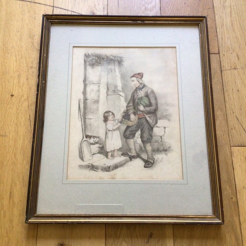 Old vintage antique framed - vintage,