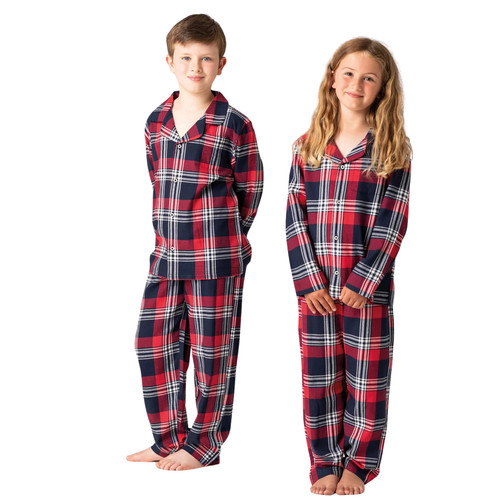 Kids checked pyjamas - pyjamas, tartan