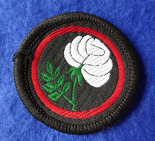 Vintage Girl Guide Patrol badge - White Rose (5153)