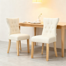 Set of 2/4 PU Leather Dining