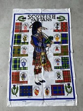 SCOTTISH TARTANS 100% COTTON TEA TOWEL LAMONT REG 1065 - FREEPOST