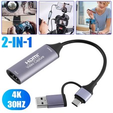 1080P HD Audio Video Capture Card 4K HDMI to USB C USB 3.0 Video Capture Devices