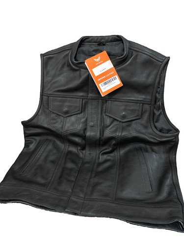 Men cowhide motorcycle - men's,