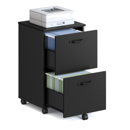 Drawer mobile filing cabinet - 2-drawer,