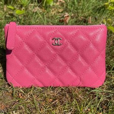 Womens Chanel Hot Pink Wallet