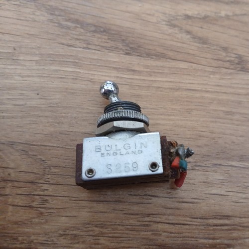 Vintage bulgin s259 toggle - vintage,