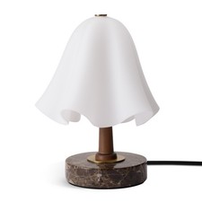 Morris Glass Table Lamp Marble