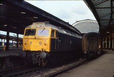 Original KODACHROME 35mm Rail Slide: Class 47/4: 47519: YORK: 1981