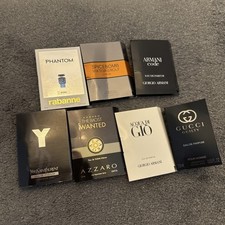 NEW MENS AFTER SHAVE COLOGNE VIAL COLLECTION ARMANI GUCCI AZZARO YSL VIKTOR ROLF