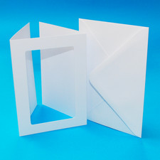 10 White Tri-Fold Rectangular