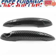 2pcs Carbon Fiber Door Handle