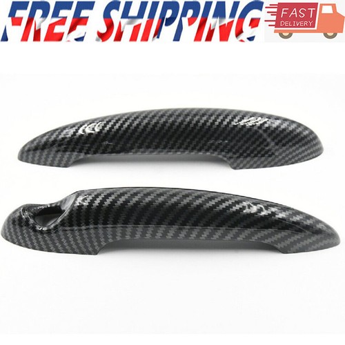 2pcs carbon fiber door handle - carbon,