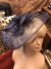 PHASE EIGHT NAVY FASCINATOR