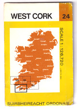 WEST CORK - Ireland Ordnance Survey map 1982