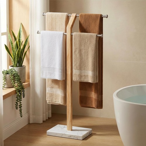 Free standing towel rail for - towel,