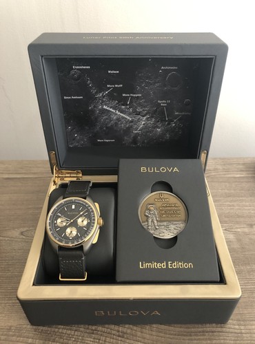 New bulova lunar - pilot, apollo