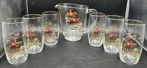 Vintage hunting scene - vintage, 6